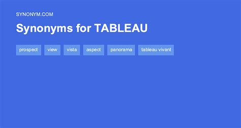 tableau synonym|tableau definition.